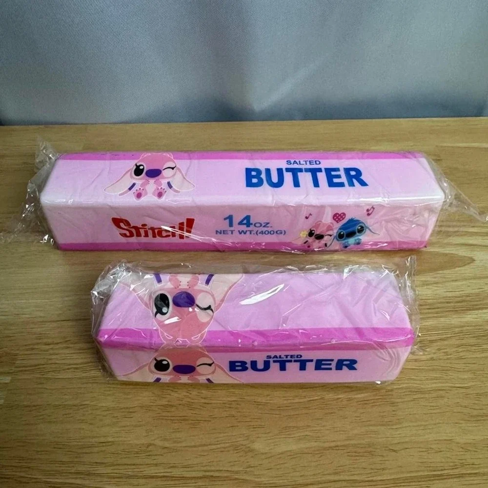 Angel & Stitch Love Butter Squishy Set 14 oz & 4 oz Slow Rising NEW